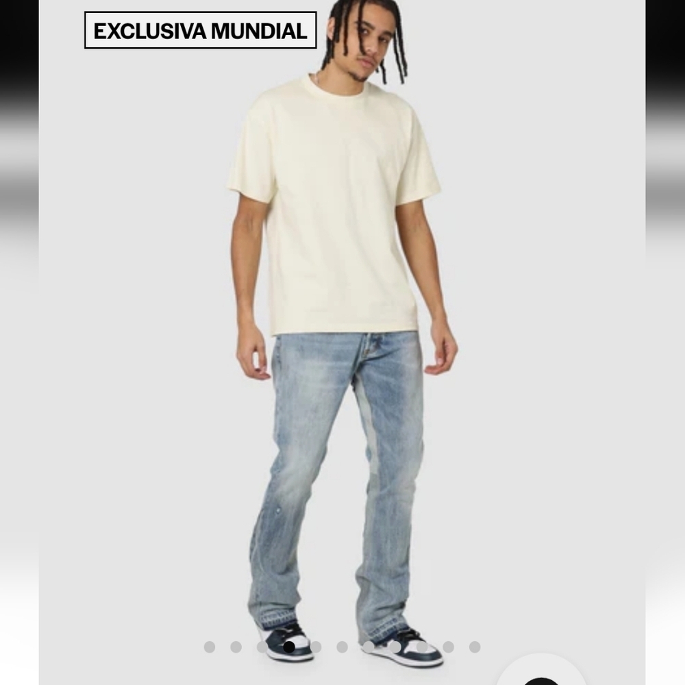 MNML Off-White Short Sleeve Tee